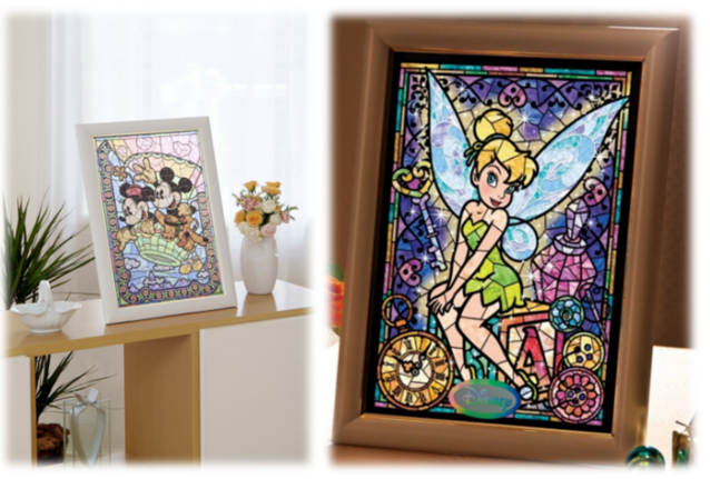 51.2x73.7cm 1000 Piece Jigsaw Puzzle Disney Princess Collection Stained Glass 
